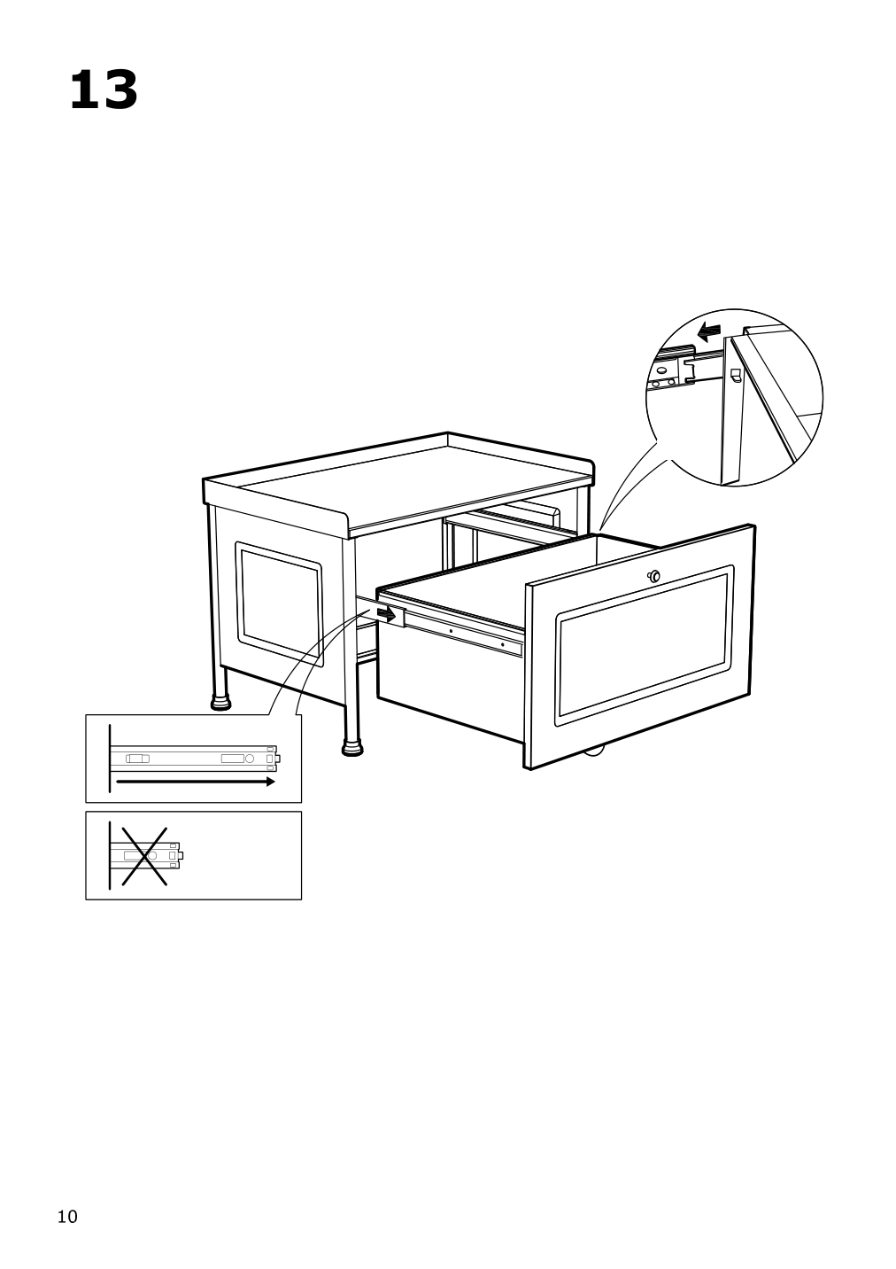 Assembly instructions for IKEA Kornsjoe storage bench black | Page 10 - IKEA KORNSJÖ storage bench 904.715.81