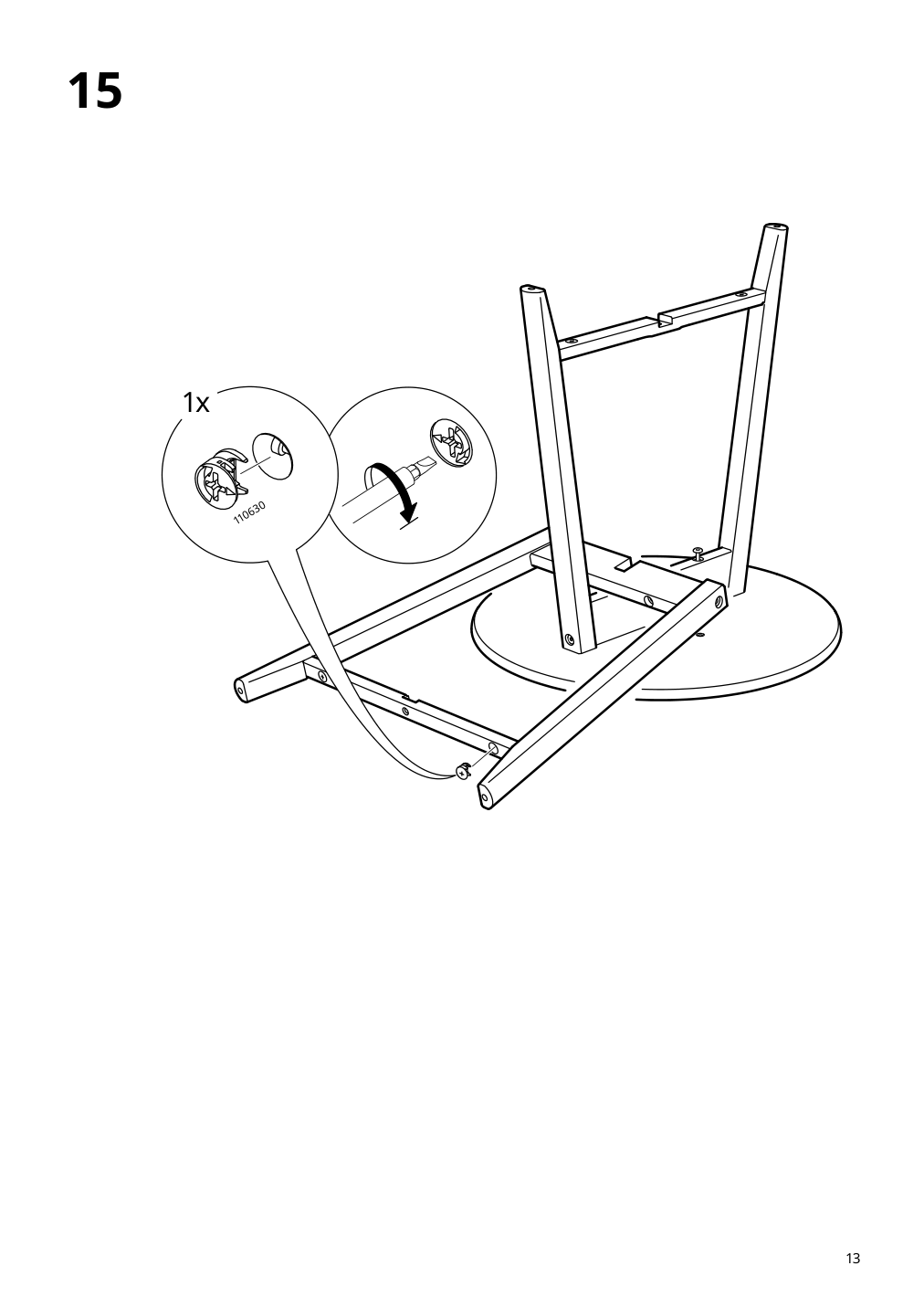 Assembly instructions for IKEA Kragsta nesting tables set of 2 white | Page 13 - IKEA KRAGSTA nesting tables, set of 2 202.998.29