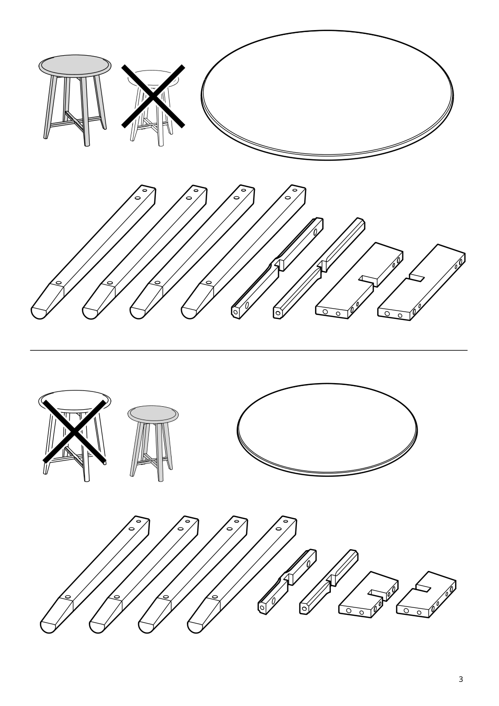 Assembly instructions for IKEA Kragsta nesting tables set of 2 white | Page 3 - IKEA KRAGSTA nesting tables, set of 2 202.998.29