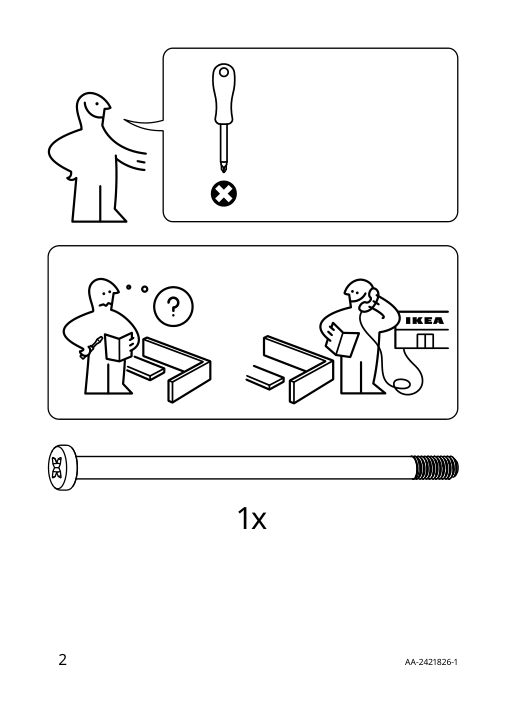 Assembly instructions for IKEA Krustistel serving stand bamboo turquoise | Page 2 - IKEA KRUSTISTEL serving stand 505.857.87