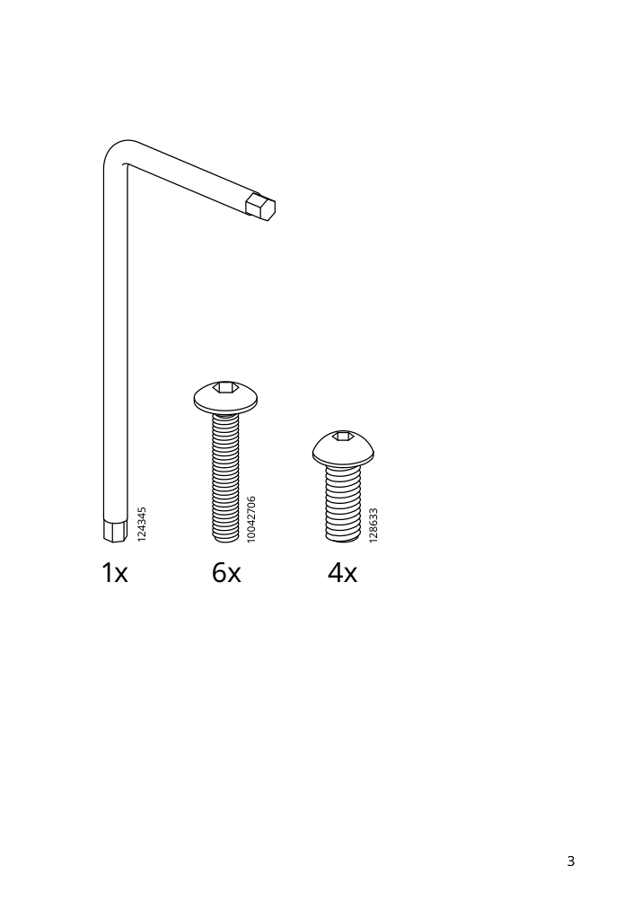 Assembly instructions for IKEA Krylbo chair tonerud dark beige | Page 3 - IKEA LISABO / KRYLBO table and 6 chairs 395.363.26