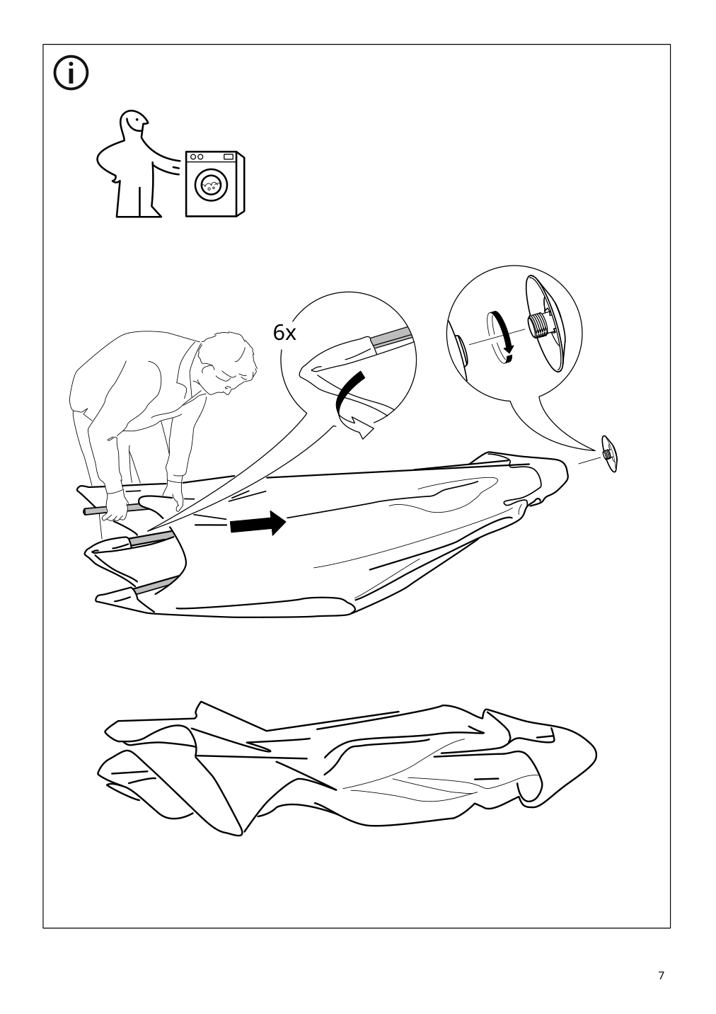 Assembly instructions for IKEA Kuggoe umbrella frame tilting gray | Page 7 - IKEA KUGGÖ / VÅRHOLMEN umbrella with base 093.247.07