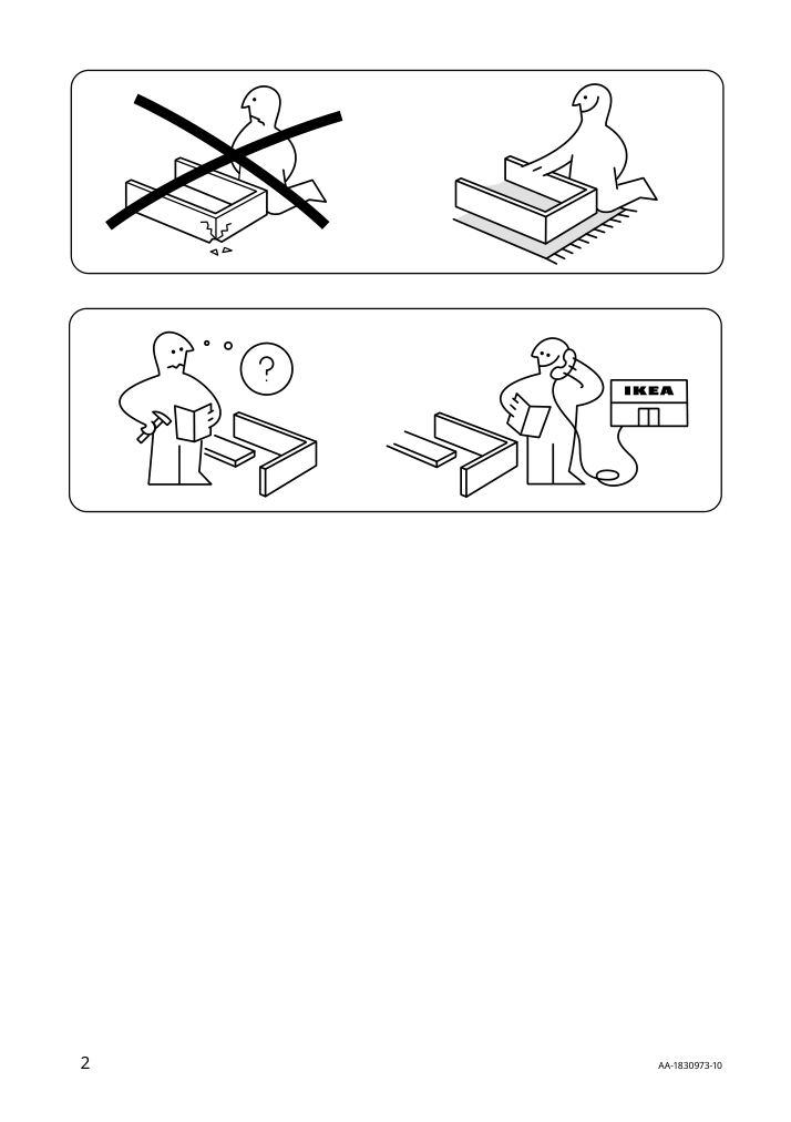 Assembly instructions for IKEA Kullaberg swivel chair black | Page 2 - IKEA FJÄLLBO/KULLABERG / GULLHULT desk and storage combination 294.365.77