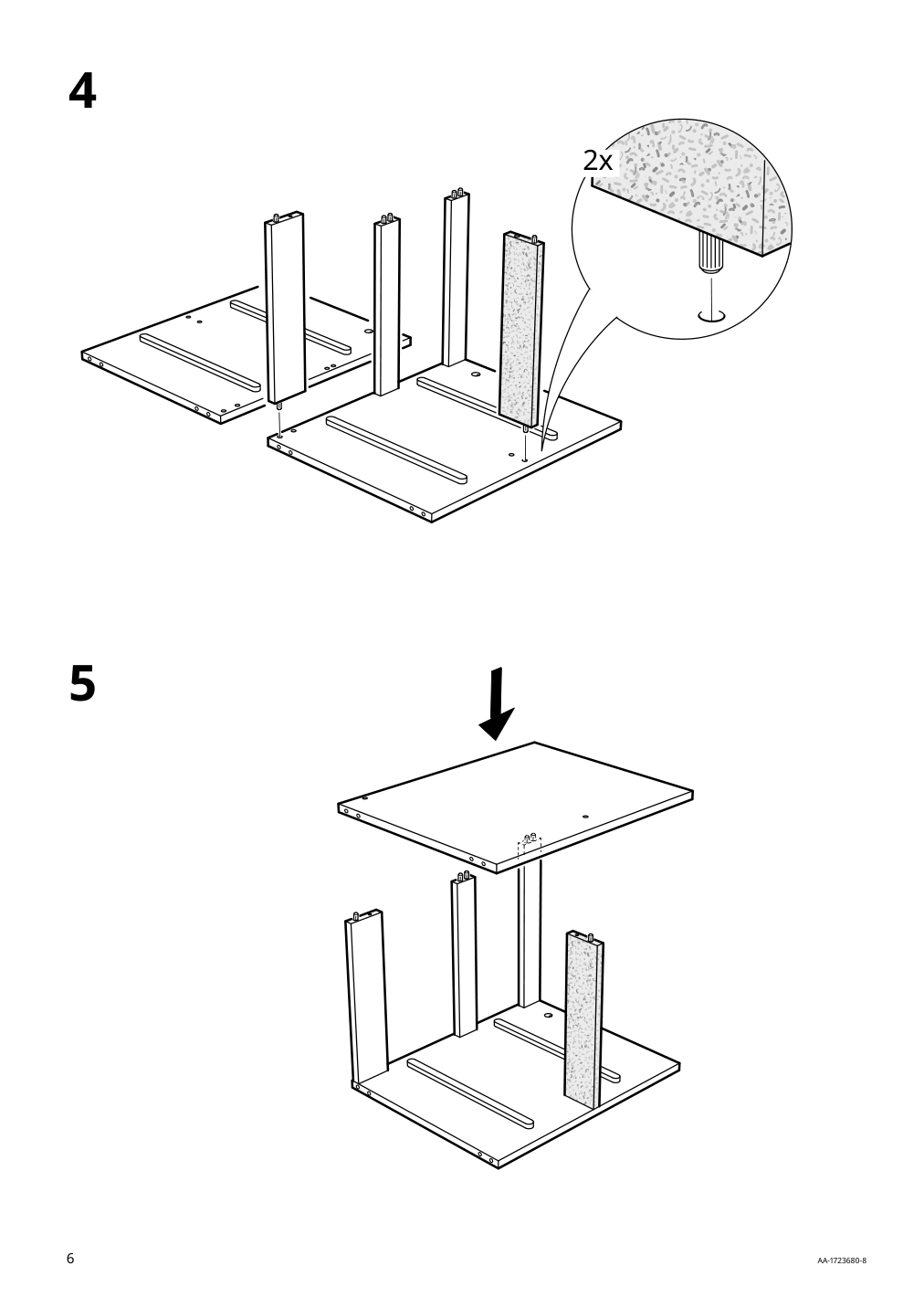 Assembly instructions for IKEA Kullen 2 drawer chest black brown | Page 6 - IKEA KULLEN 2-drawer chest 603.221.30