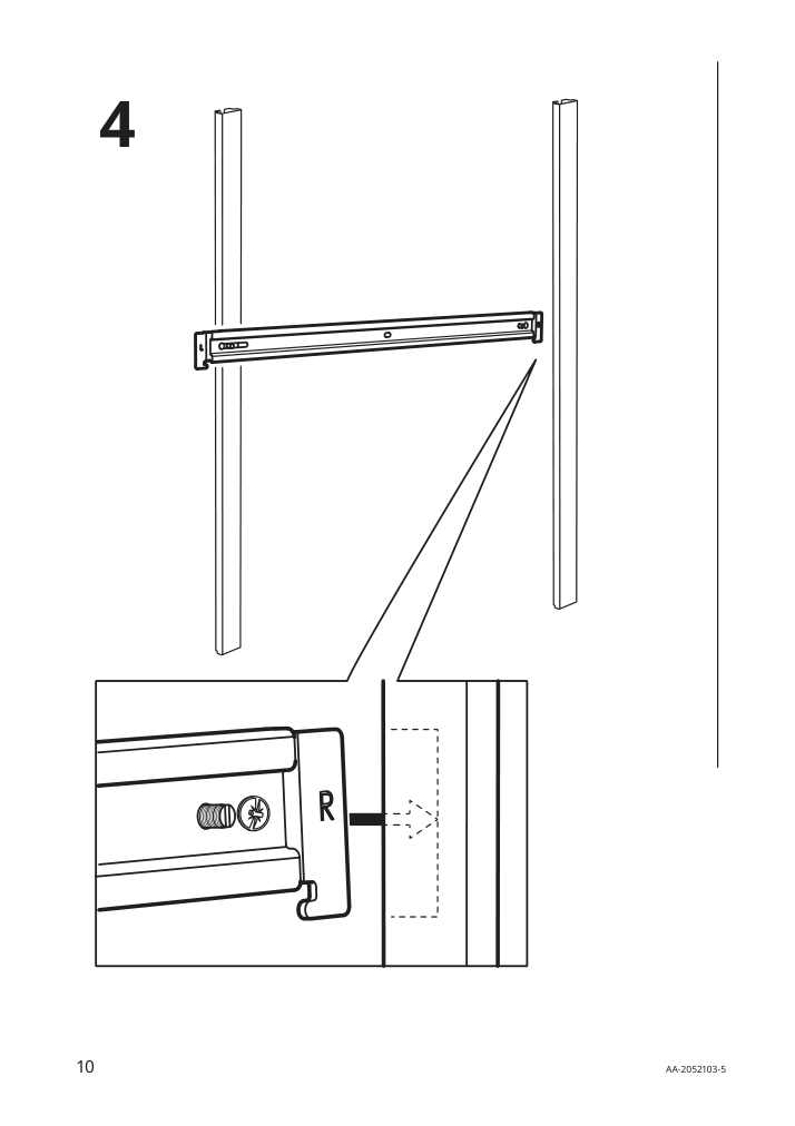 Assembly instructions for IKEA Kungsfors magnetic knife rack stainless steel | Page 10 - IKEA KUNGSFORS magnetic knife rack 403.349.21