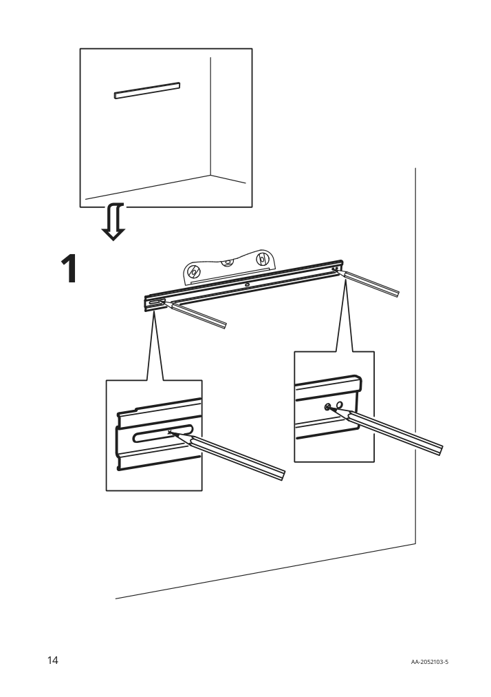 Assembly instructions for IKEA Kungsfors magnetic knife rack stainless steel | Page 14 - IKEA KUNGSFORS magnetic knife rack 403.349.21