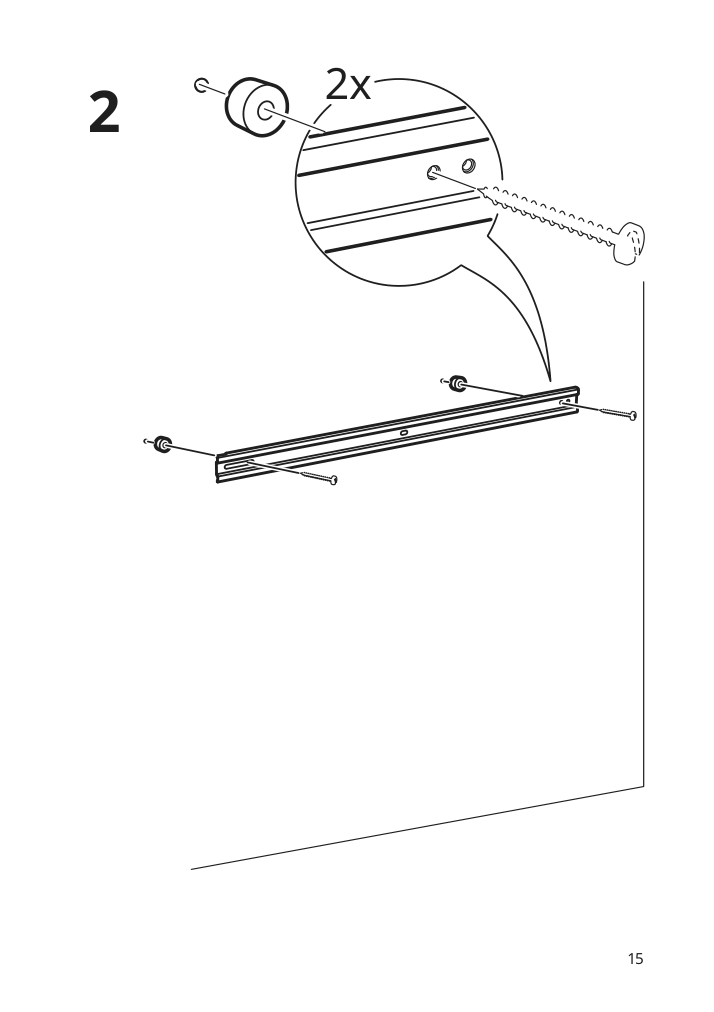 Assembly instructions for IKEA Kungsfors magnetic knife rack stainless steel | Page 15 - IKEA KUNGSFORS magnetic knife rack 403.349.21