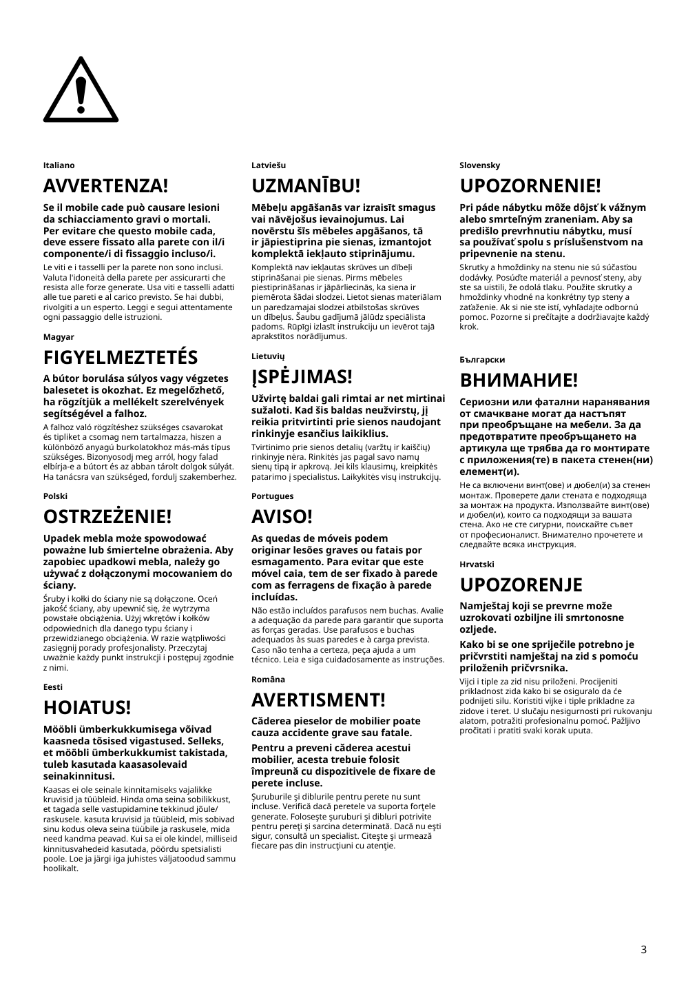 Assembly instructions for IKEA Kungsfors shelf stainless steel | Page 3 - IKEA KUNGSFORS shelf 503.349.25