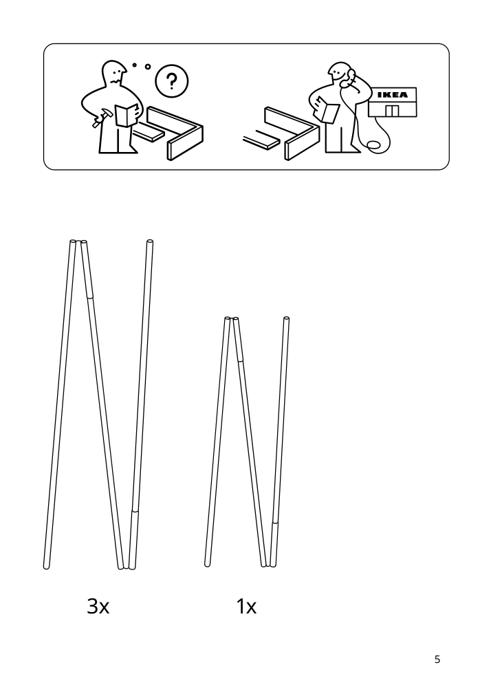 Assembly instructions for IKEA Kura bed tent space blue | Page 5 - IKEA KURA bed tent 005.540.57