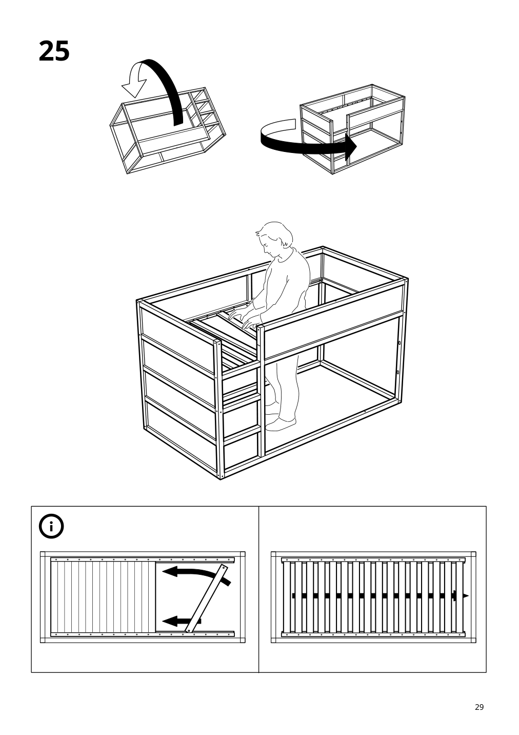 Assembly instructions for IKEA Kura reversible bed white pine | Page 29 - IKEA KURA reversible bed 802.538.09