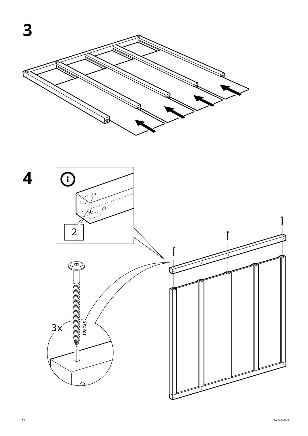 Assembly instructions for IKEA Kura reversible bed white pine | Page 6 - IKEA KURA reversible bed 802.538.09