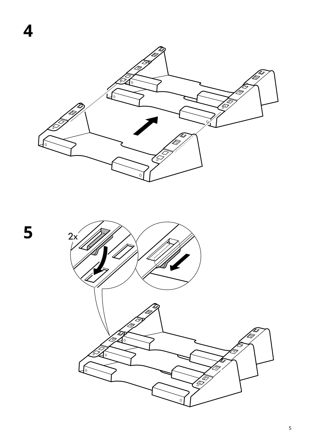 Assembly instructions for IKEA Kvissle wall magazine rack white | Page 5 - IKEA KVISSLE wall magazine rack 901.980.30