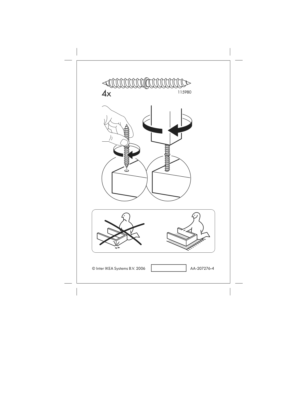 Assembly instructions for IKEA Lack side table white | Page 1 - IKEA LACK side table 305.147.91