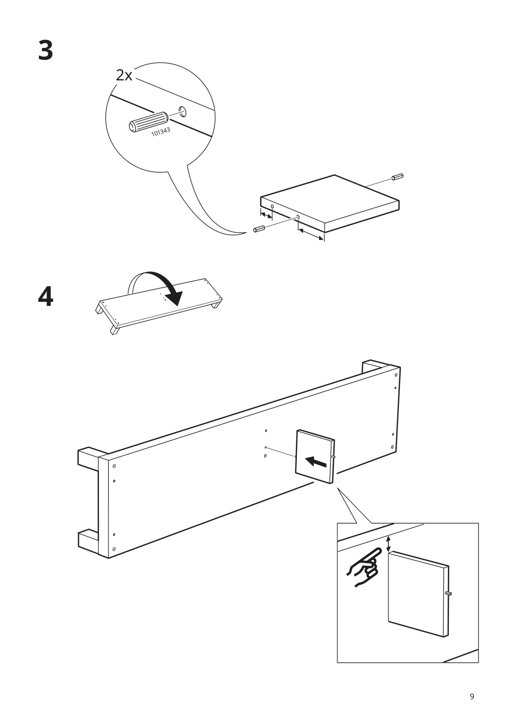 Assembly instructions for IKEA Lack tv unit black brown | Page 9 - IKEA LACK TV unit 605.660.62