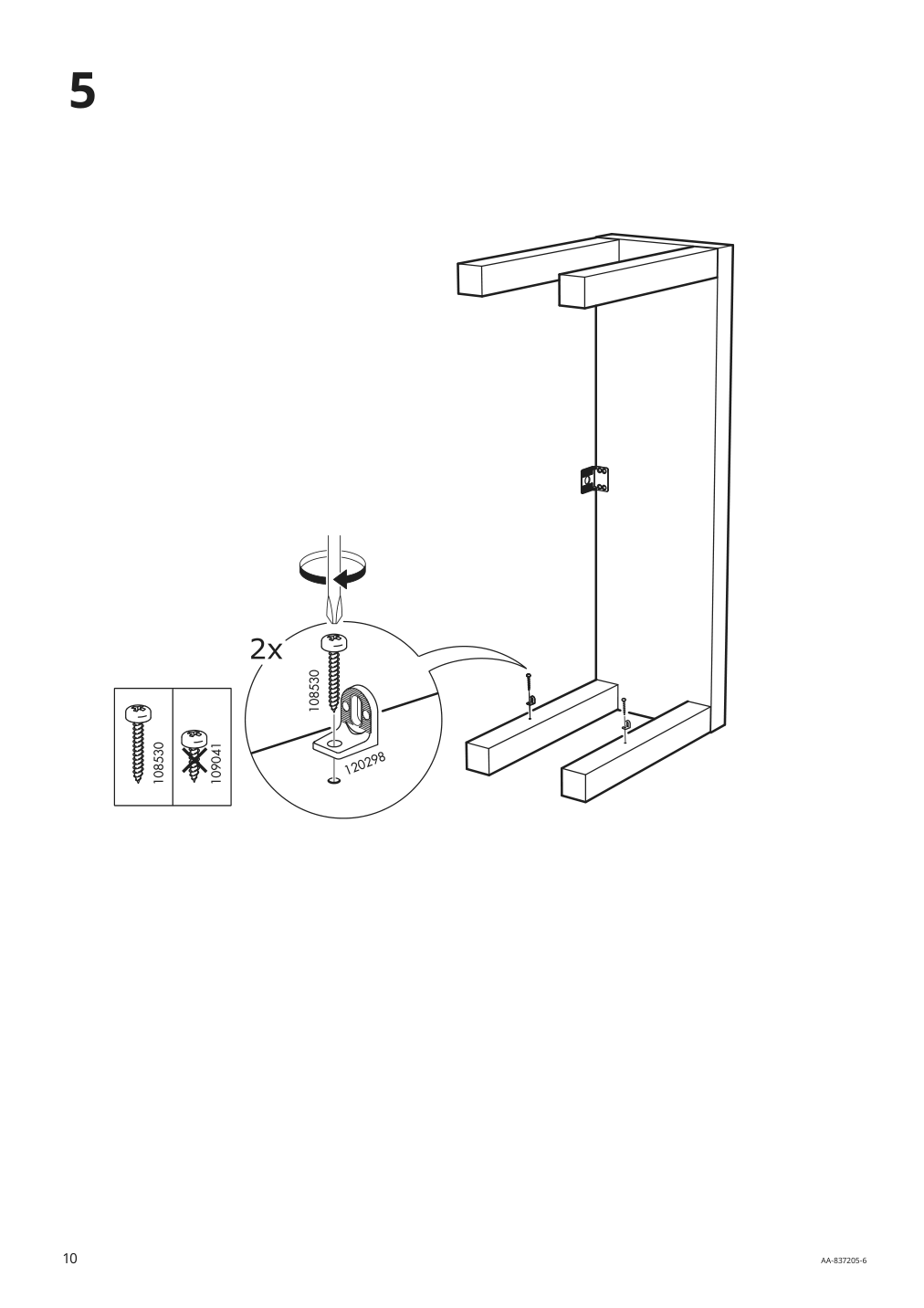 Assembly instructions for IKEA Lack tv unit black | Page 10 - IKEA LACK TV unit 902.432.97