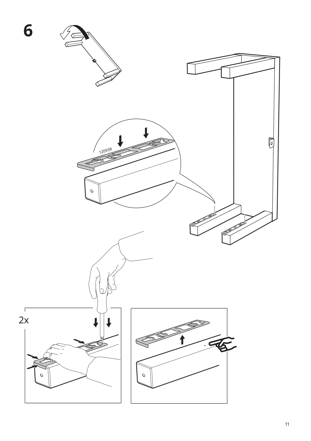 Assembly instructions for IKEA Lack tv unit black | Page 11 - IKEA LACK TV unit 902.432.97