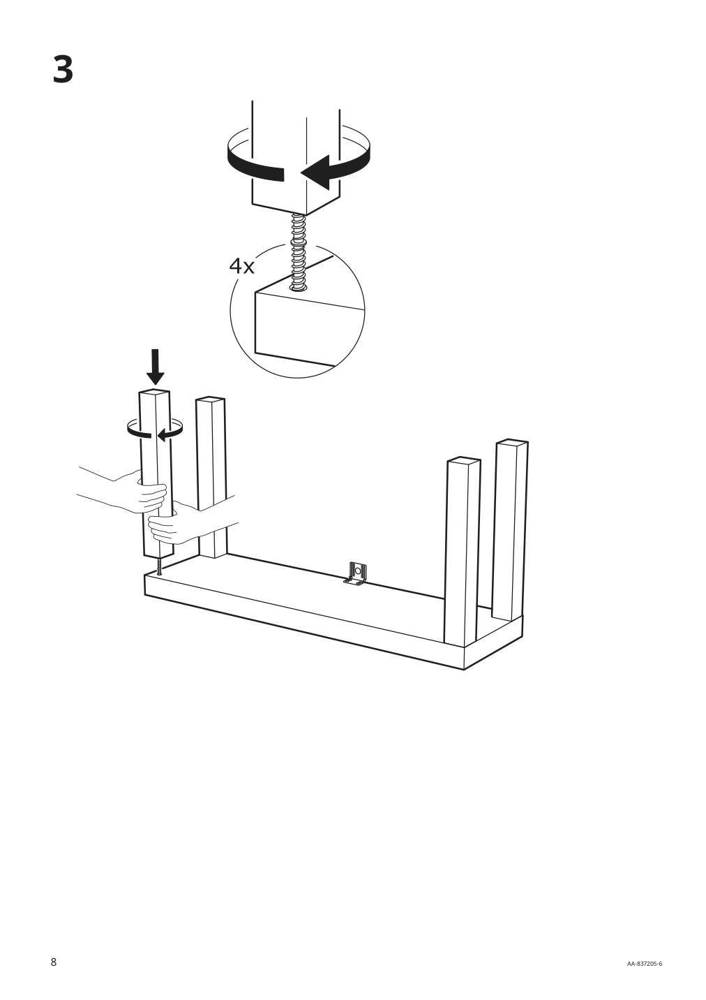 Assembly instructions for IKEA Lack tv unit black | Page 8 - IKEA LACK TV unit 902.432.97