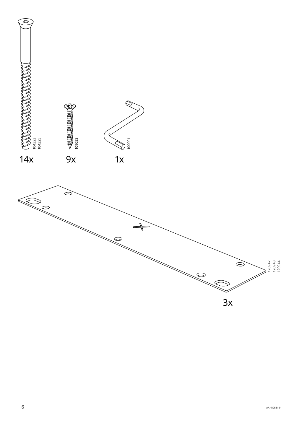 Assembly instructions for IKEA Lack wall shelf unit black brown | Page 6 - IKEA LACK wall shelf unit 804.305.91