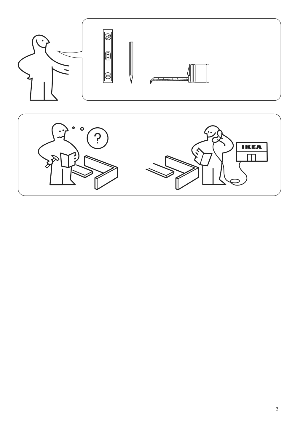 Assembly instructions for IKEA Lack wall shelf white | Page 3 - IKEA LACK wall shelf 502.821.77