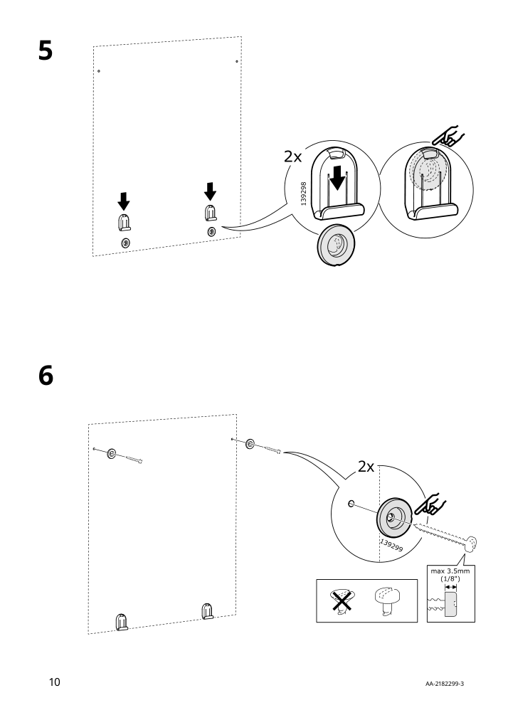 Assembly instructions for IKEA Laerbro mirror | Page 10 - IKEA LÄRBRO mirror 704.449.56