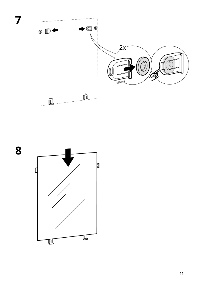Assembly instructions for IKEA Laerbro mirror | Page 11 - IKEA LÄRBRO mirror 704.449.56