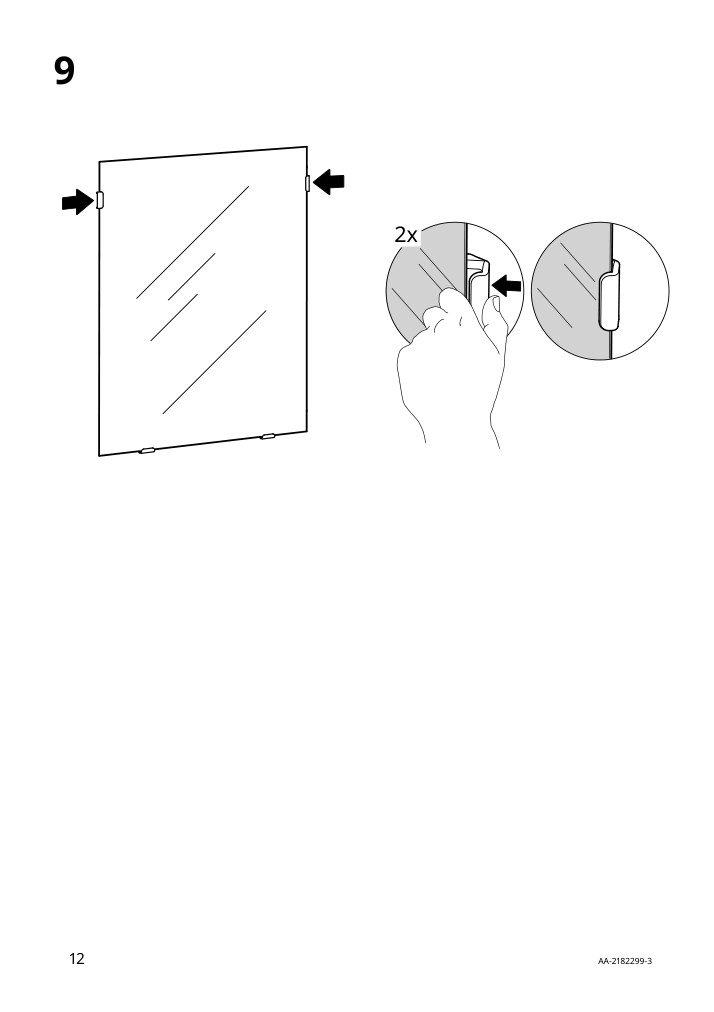 Assembly instructions for IKEA Laerbro mirror | Page 12 - IKEA LÄRBRO mirror 704.449.56