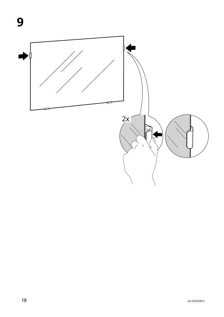 Assembly instructions for IKEA Laerbro mirror | Page 18 - IKEA LÄRBRO mirror 704.449.56