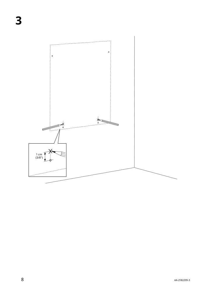 Assembly instructions for IKEA Laerbro mirror | Page 8 - IKEA LÄRBRO mirror 704.449.56