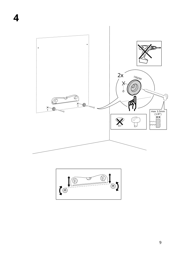 Assembly instructions for IKEA Laerbro mirror | Page 9 - IKEA LÄRBRO mirror 704.449.56