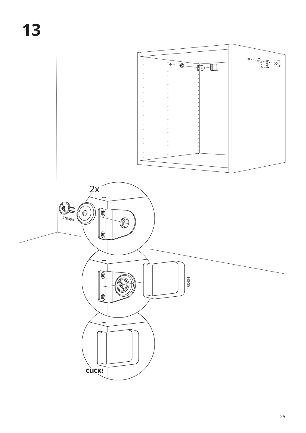 Assembly instructions for IKEA Laetthet suspension rail | Page 25 - IKEA SMÅSTAD / UPPFÖRA storage combination 094.319.91