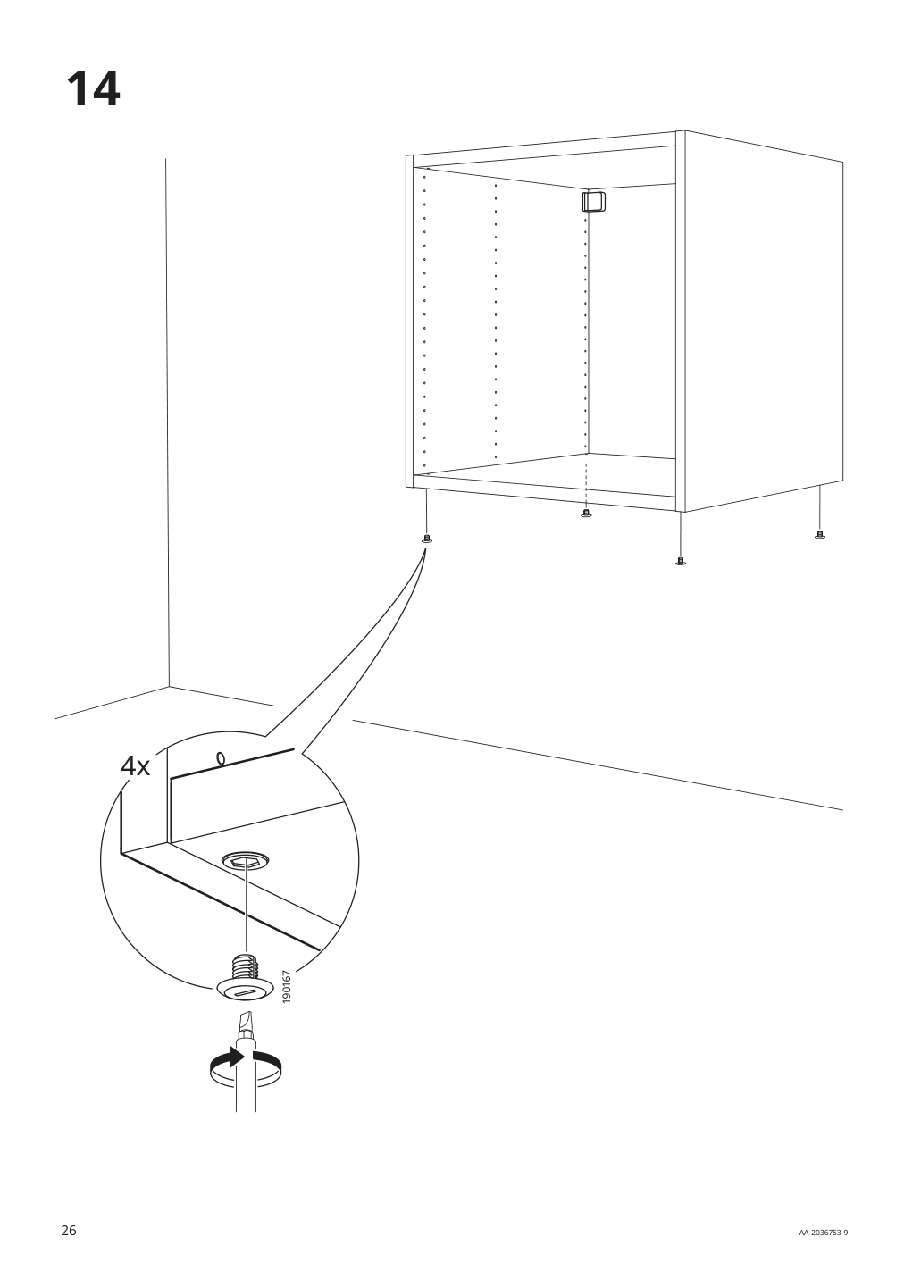 Assembly instructions for IKEA Laetthet suspension rail | Page 26 - IKEA SMÅSTAD / UPPFÖRA storage combination 094.319.91