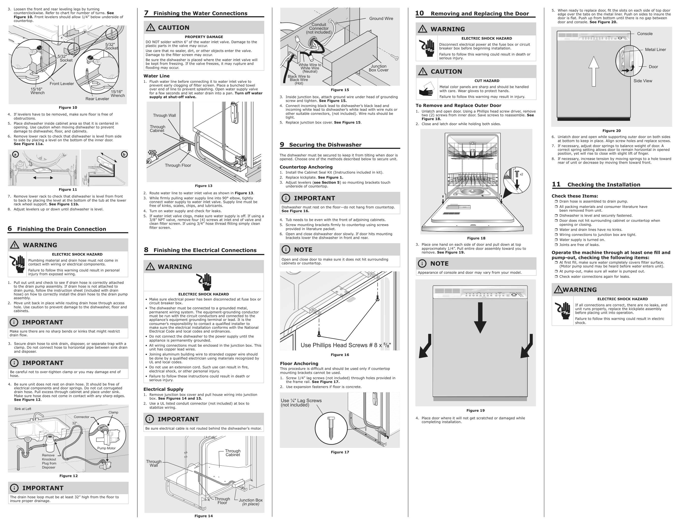 Assembly instructions for IKEA Essentiell built in dishwasher stainless steel | Page 2 - IKEA ESSENTIELL built-in dishwasher 605.222.85