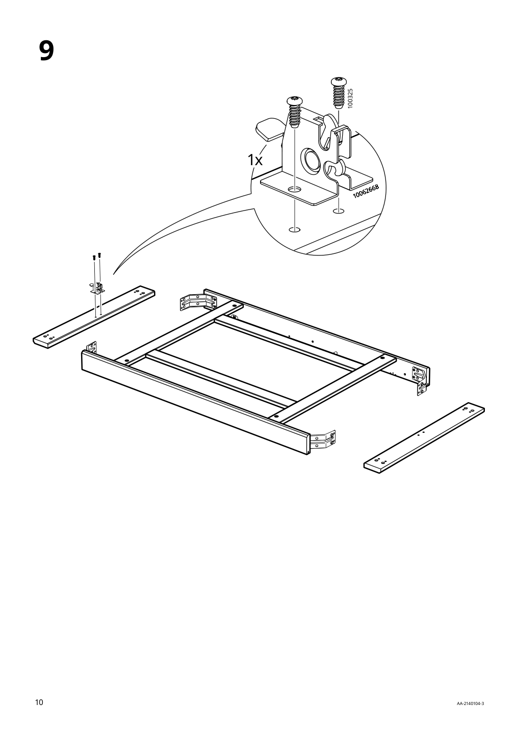 Assembly instructions for IKEA Laneberg extendable table brown | Page 10 - IKEA LANEBERG / INGOLF table and 4 chairs 594.829.59