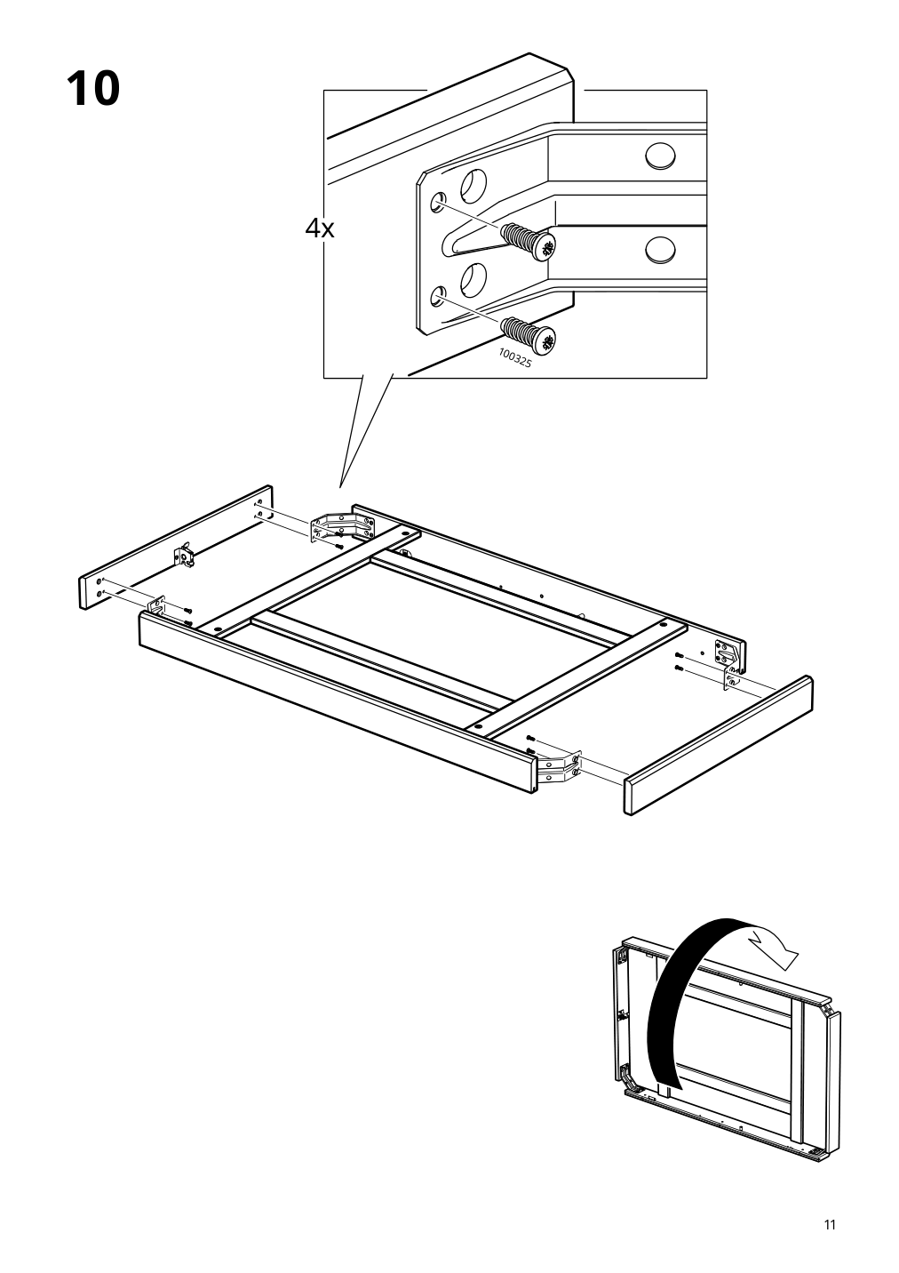 Assembly instructions for IKEA Laneberg extendable table brown | Page 11 - IKEA LANEBERG / EKEDALEN table and 4 chairs 694.829.54