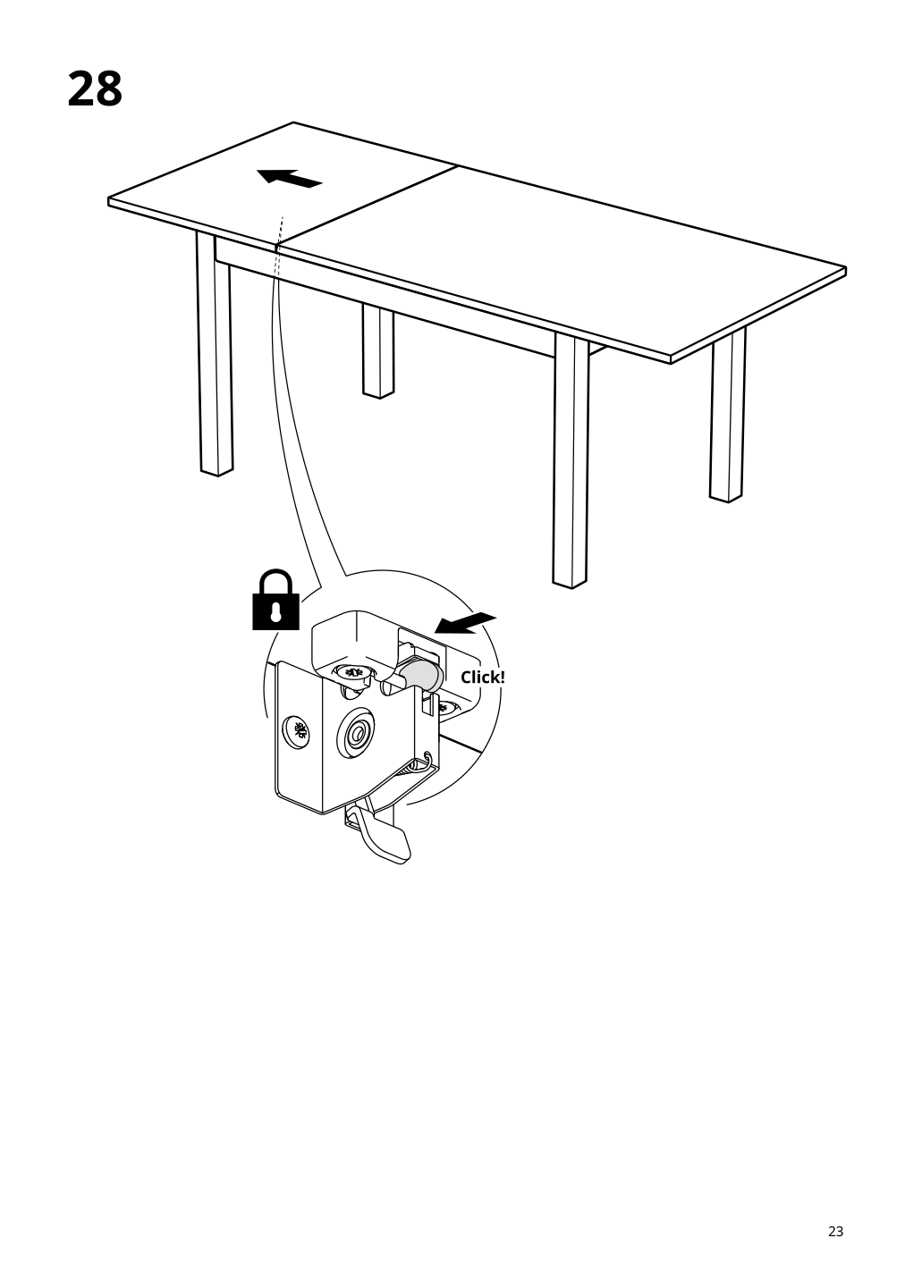 Assembly instructions for IKEA Laneberg extendable table brown | Page 23 - IKEA LANEBERG / EKEDALEN table and 4 chairs 694.829.54