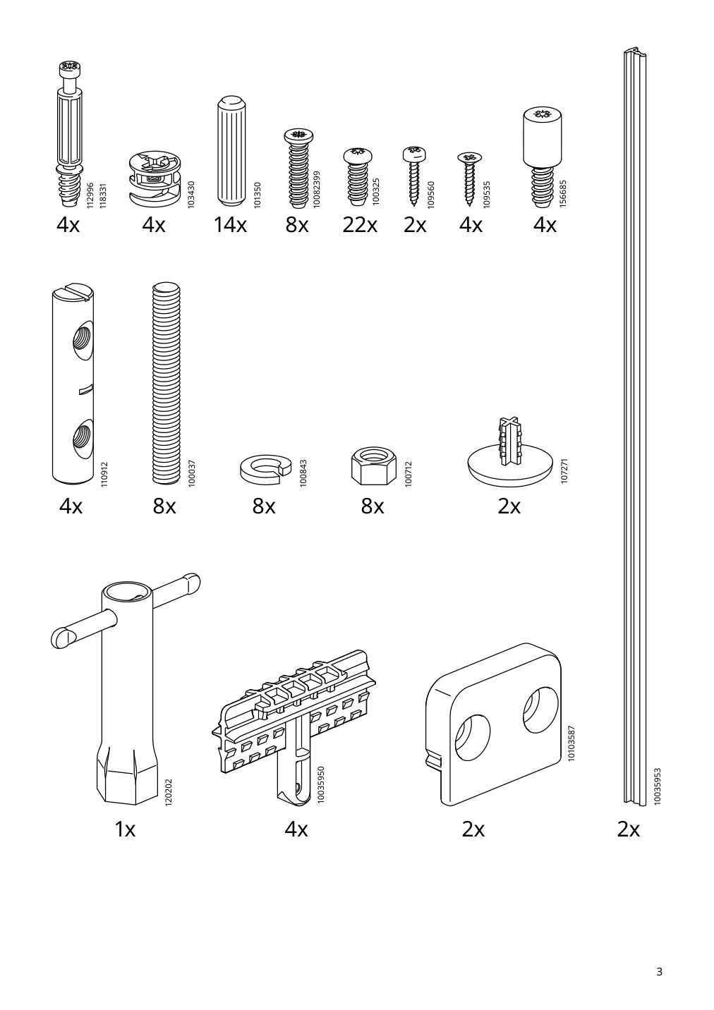 Assembly instructions for IKEA Laneberg extendable table brown | Page 3 - IKEA LANEBERG / EKEDALEN table and 4 chairs 694.829.54