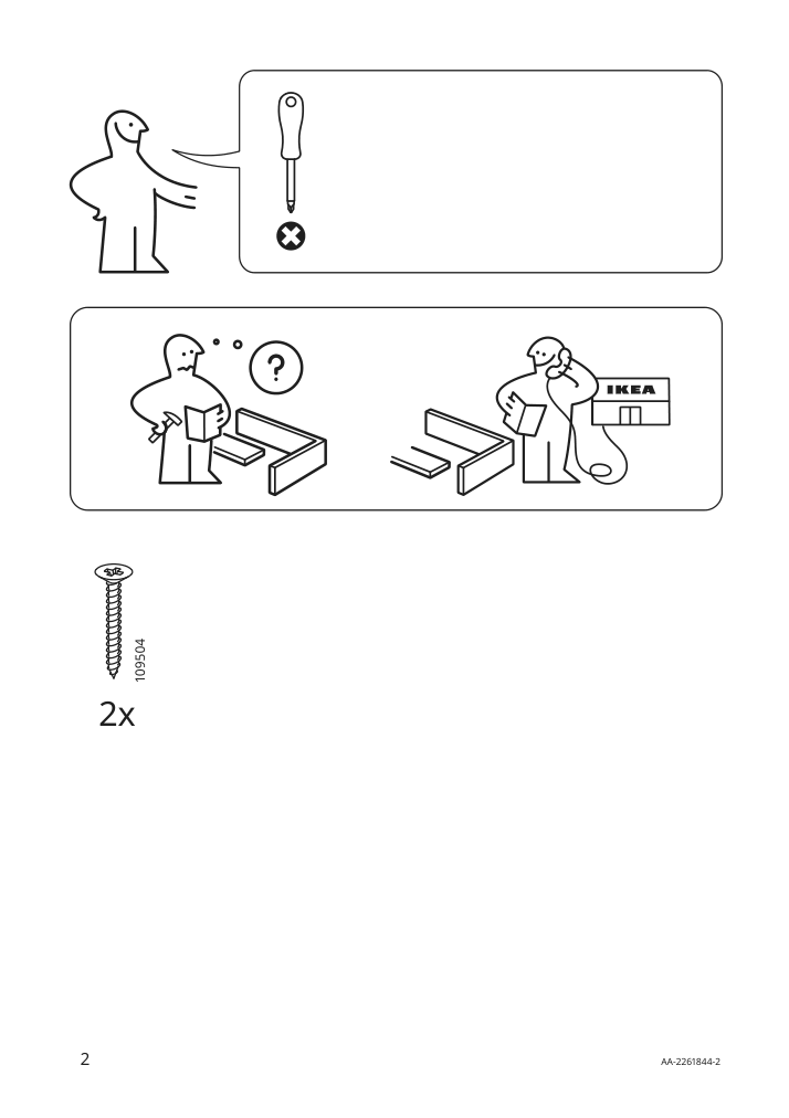 Assembly instructions for IKEA Lanespelare accessories stand | Page 2 - IKEA LÅNESPELARE accessories stand 605.113.62