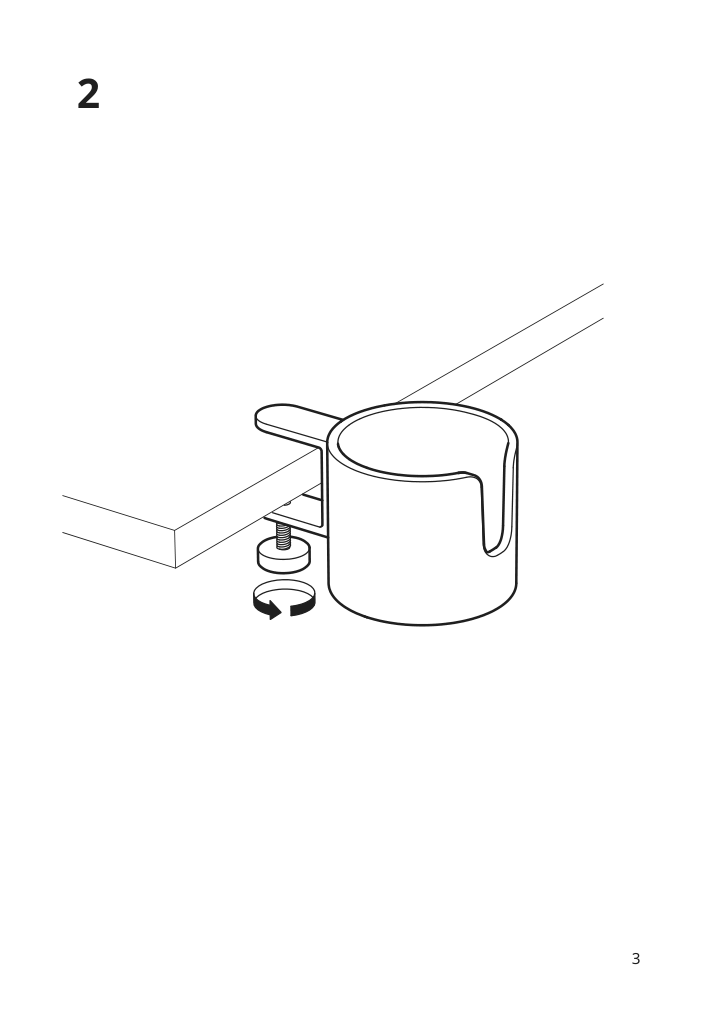 Assembly instructions for IKEA Lanespelare cup holder black | Page 3 - IKEA LÅNESPELARE mug and mug holder 794.293.10