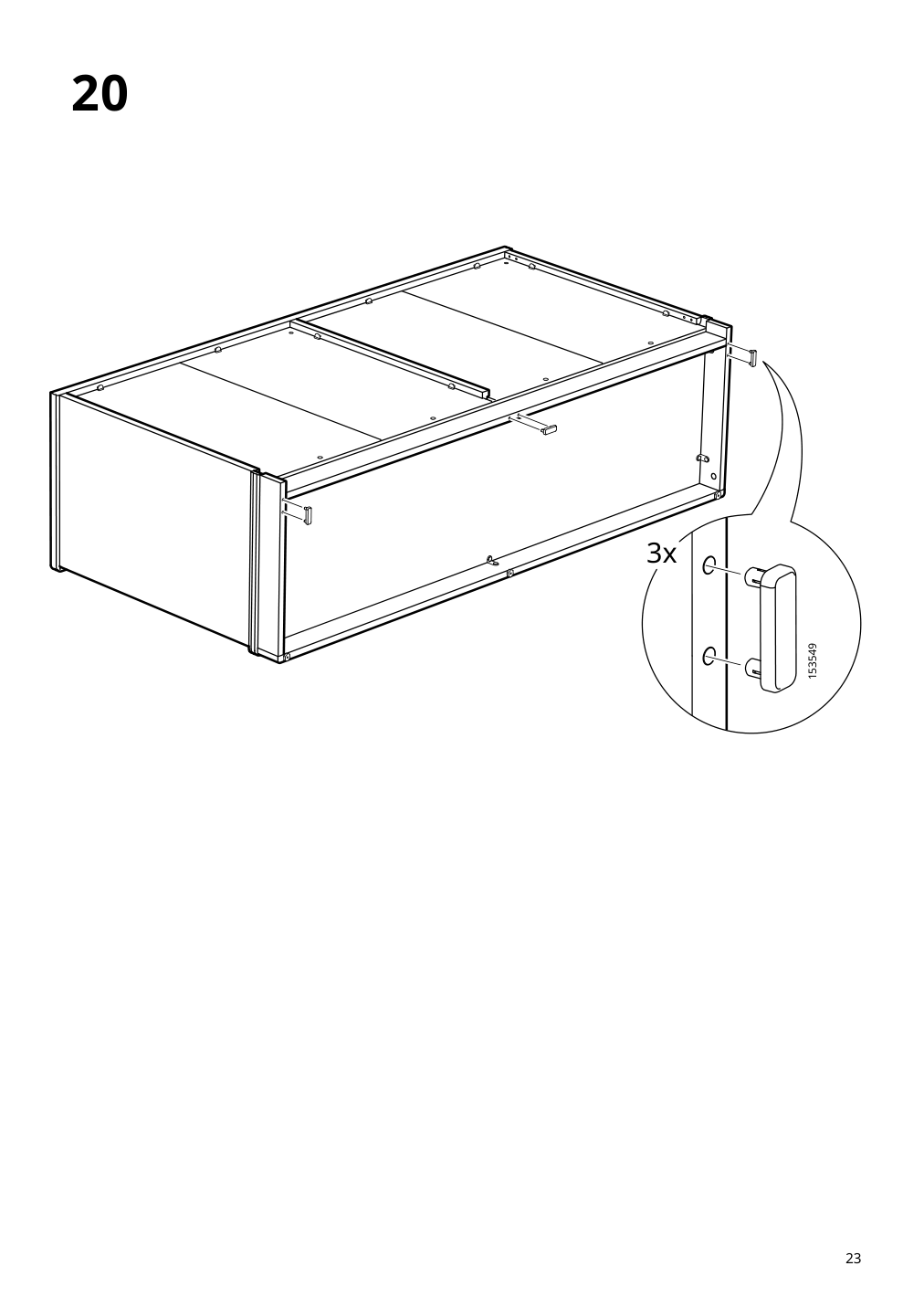 Assembly instructions for IKEA Lanesund sideboard gray brown | Page 23 - IKEA LANESUND TV storage combination 295.147.30