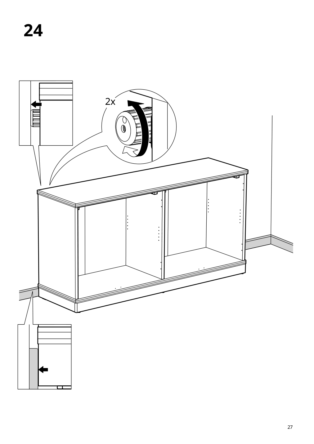 Assembly instructions for IKEA Lanesund sideboard gray brown | Page 27 - IKEA LANESUND sideboard 904.665.46