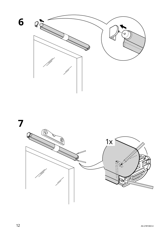 Assembly instructions for IKEA Langdans roller blind gray | Page 12 - IKEA LÅNGDANS roller blind 204.672.19