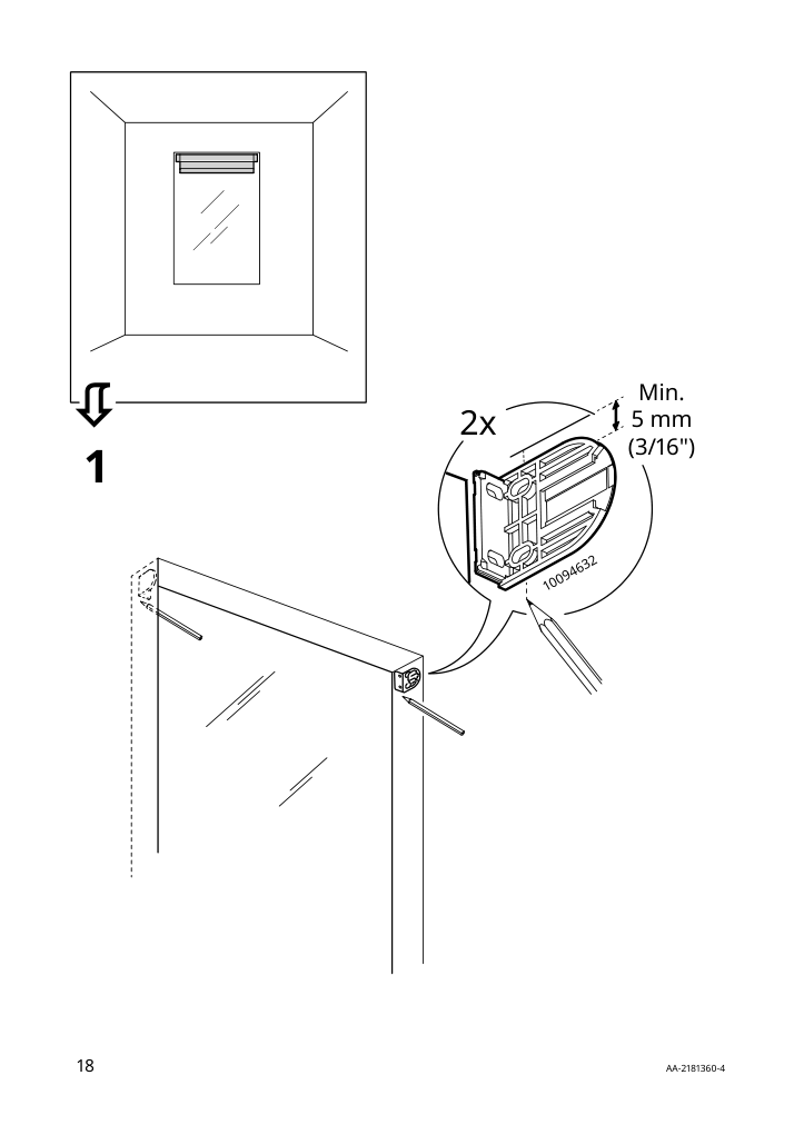 Assembly instructions for IKEA Langdans roller blind gray | Page 18 - IKEA LÅNGDANS roller blind 204.672.19