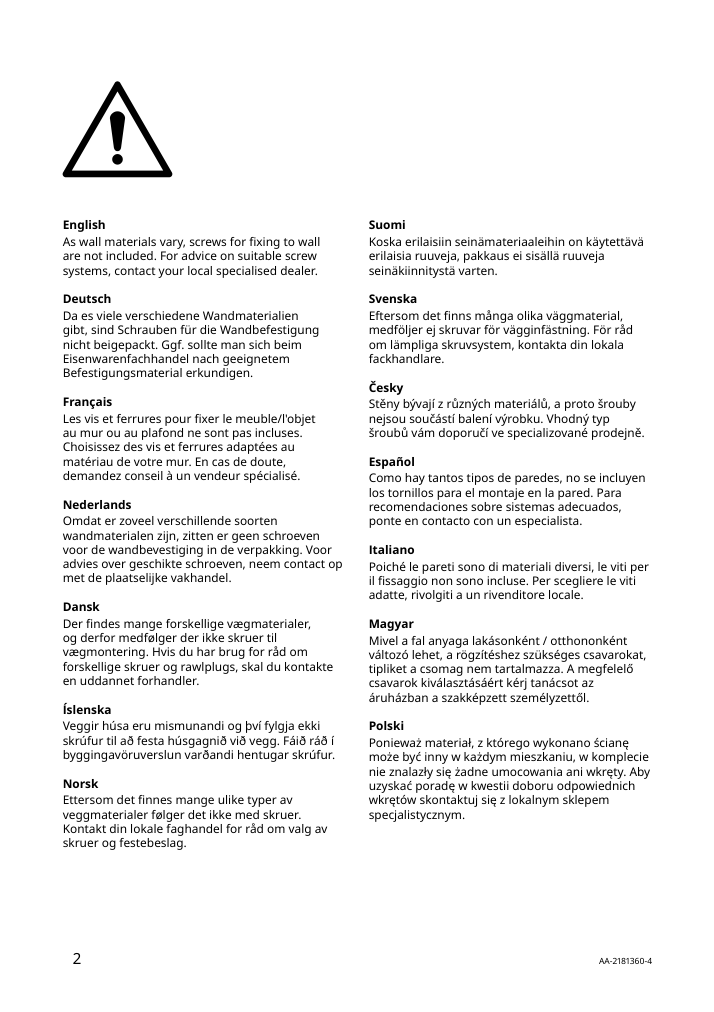 Assembly instructions for IKEA Langdans roller blind gray | Page 2 - IKEA LÅNGDANS roller blind 204.672.19