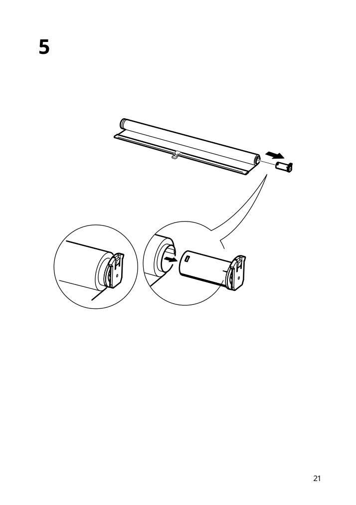 Assembly instructions for IKEA Langdans roller blind gray | Page 21 - IKEA LÅNGDANS roller blind 204.672.19