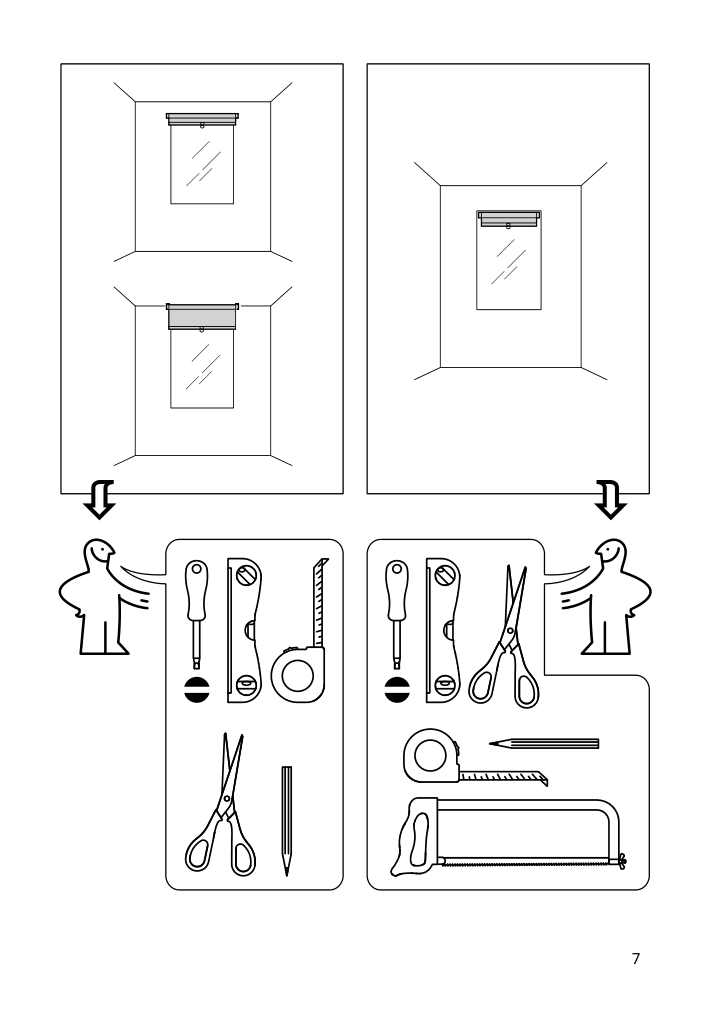 Assembly instructions for IKEA Langdans roller blind gray | Page 7 - IKEA LÅNGDANS roller blind 204.672.19