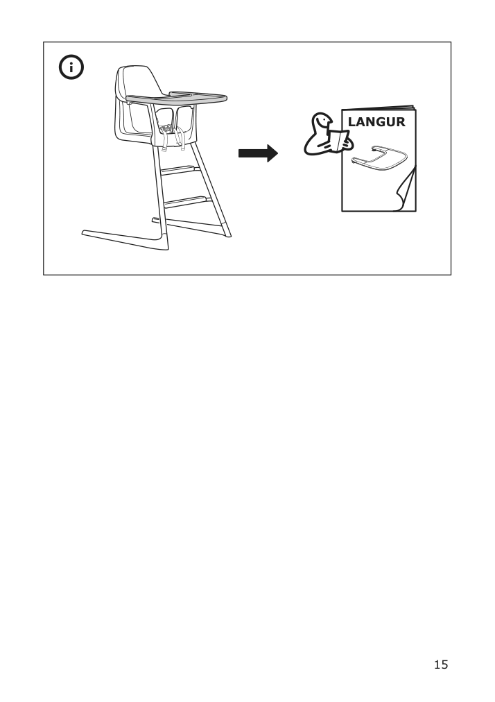 Assembly instructions for IKEA Langur seat shell for highchair white | Page 15 - IKEA LANGUR seat shell for highchair 103.308.11