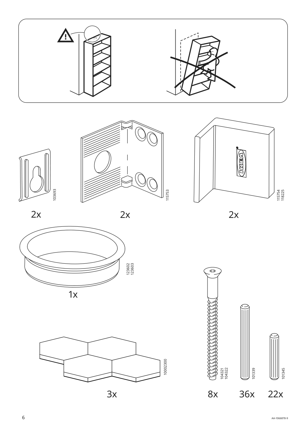 Assembly instructions for IKEA Lappland tv storage unit black brown | Page 6 - IKEA LAPPLAND TV storage unit 305.662.33