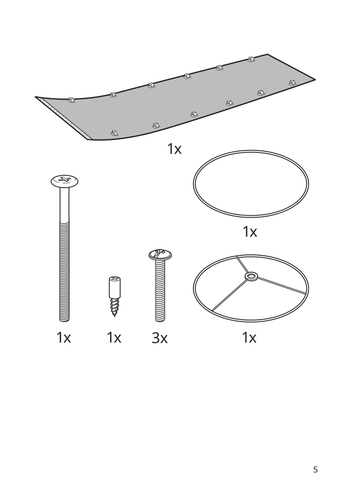 Assembly instructions for IKEA Lauters floor lamp brown ash white | Page 5 - IKEA LAUTERS floor lamp 804.050.73