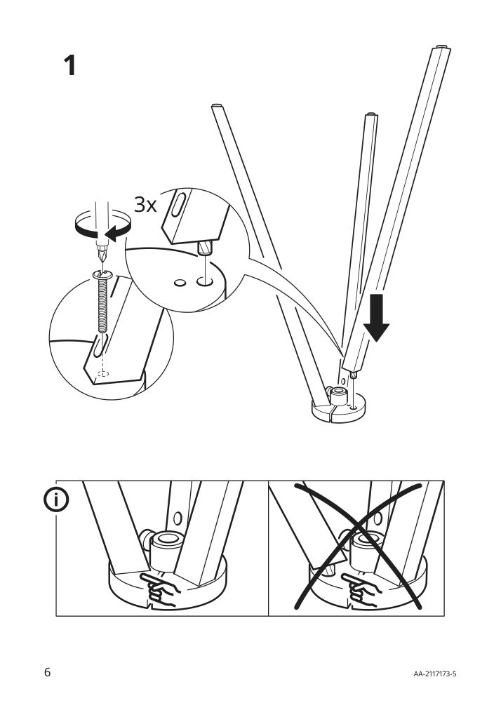 Assembly instructions for IKEA Lauters floor lamp brown ash white | Page 6 - IKEA LAUTERS floor lamp 804.050.73