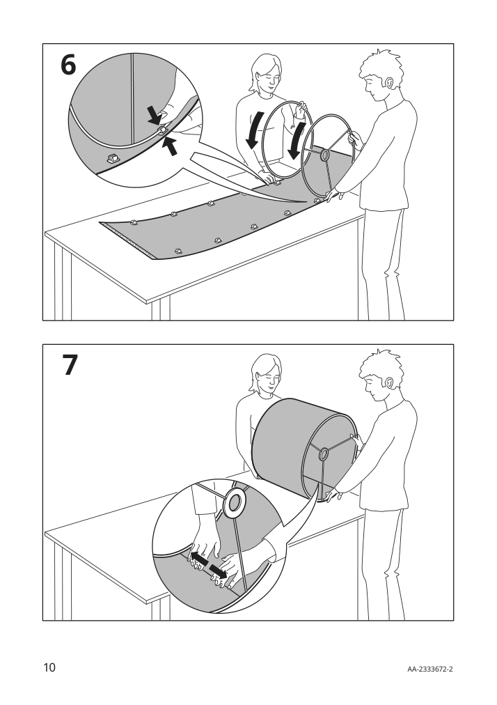 Assembly instructions for IKEA Lauters table lamp ash white | Page 10 - IKEA LAUTERS table lamp 504.048.95